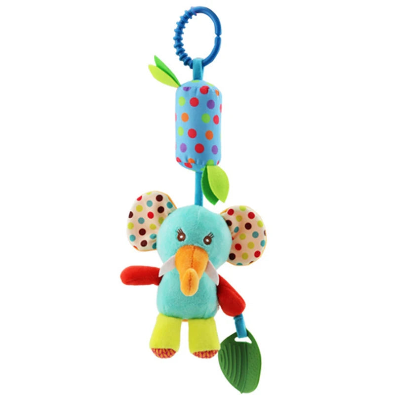 Newborn Baby Plush Stroller Toys Baby Rattles Mobiles Cartoon Animal Hanging Bell Educational Baby Toys 0-12 Months Speelgoed