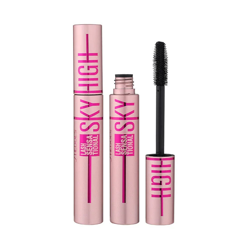 4D Mascara Waterproof Volumizing Curling Lengthening Smudge Proof Long Lasting Flawless Lashes for Women Daily Natural Look
