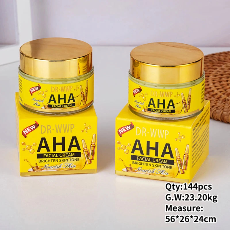 Revitalizing Facial Care Cream Lasting Moisturizing Face Cream Contain Aha Fruit Acids, Turmeric Hydration Firming Face Cream