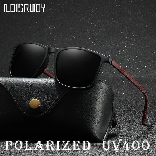 Luxury Square Vintage Polarized Cycling Sunglasses Men Fashion Travel Driving Fishing Sun Glasses Male Eyewear UV400