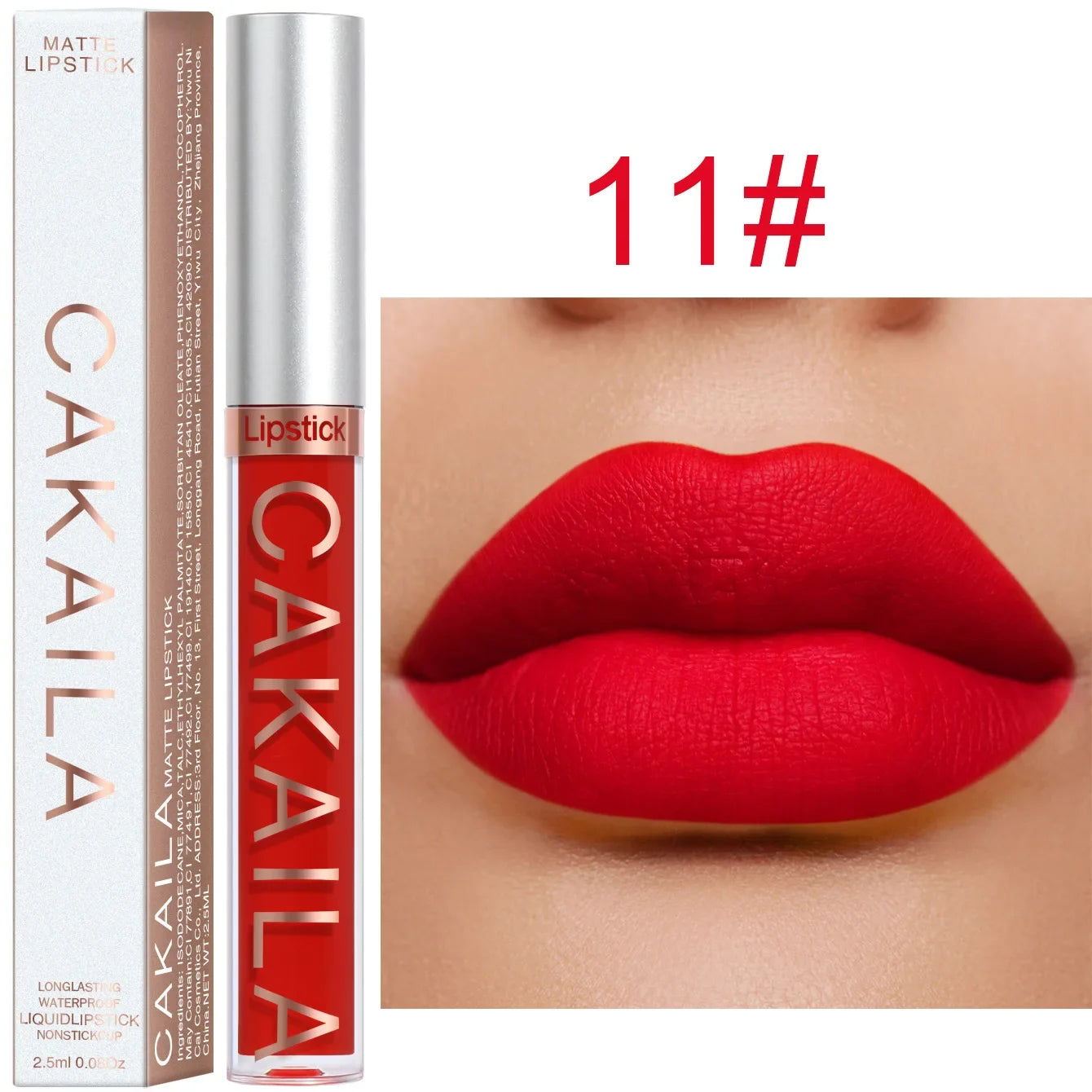 Sexy Long Lasting Velvet Matte Lip Gloss Liquid Lipstick Lip Makeup Women Beauty Red Nonstick Cup Waterproof Lip Gloss