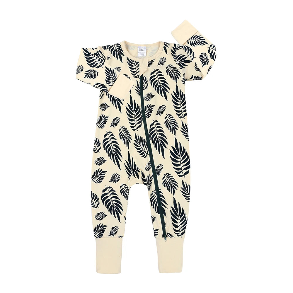 Spring Long Sleeve Baby Romper Newborn Jumpsuit Toddler Boy Girl Cotton Soft Onesie Pajamas Double Zipper Bodysuit Fall Clothes