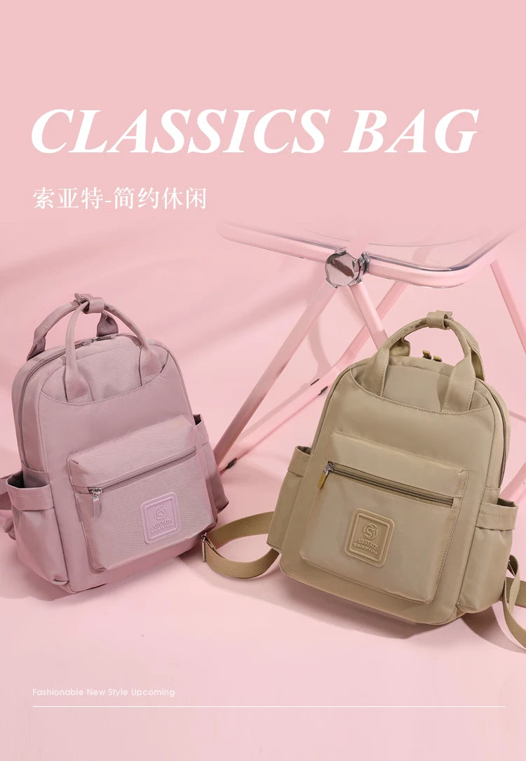 New Women's Fashion Backpack High Quality Large Capacity Women's Shoulder Bag Waterproof Multi Functional Handbag For Women