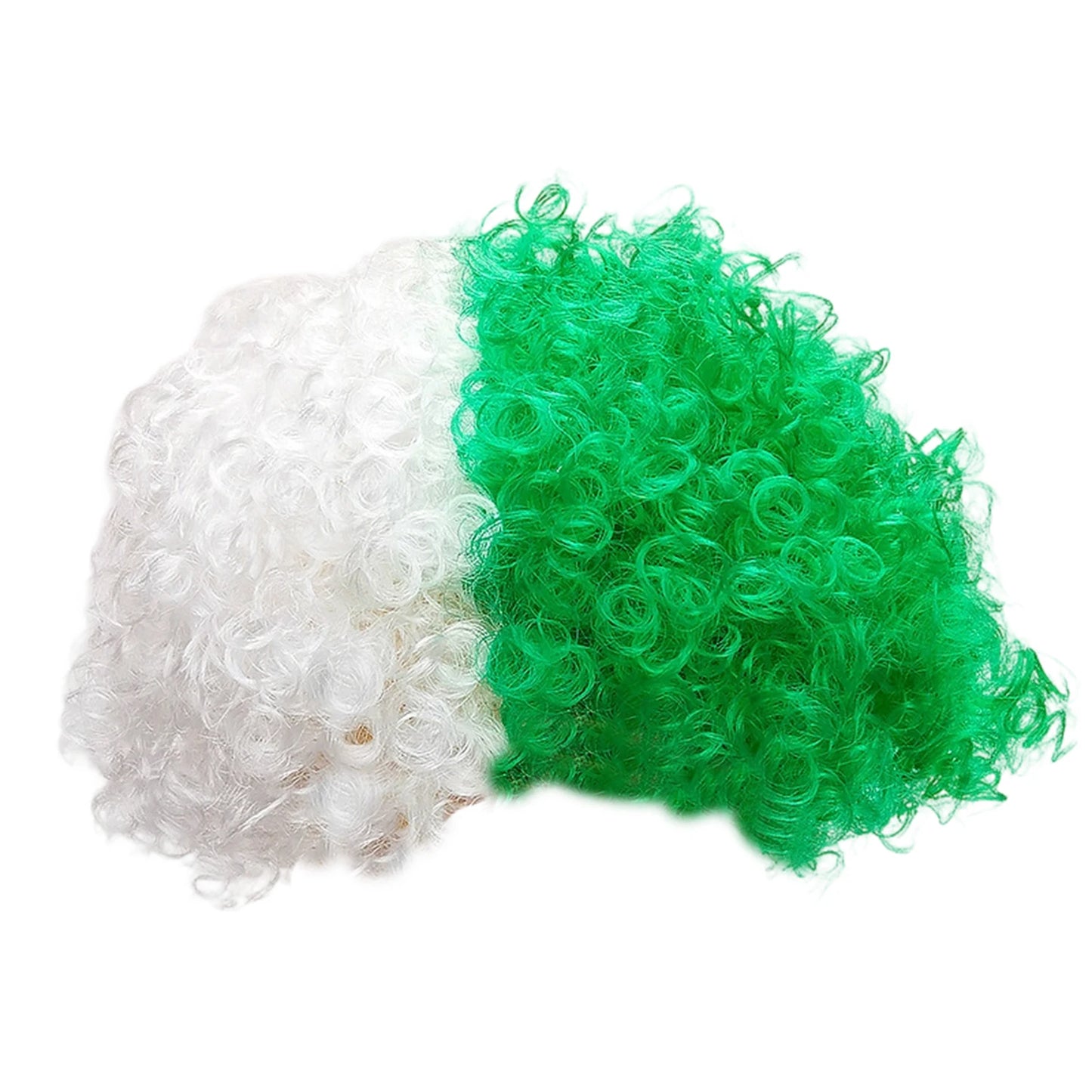 Football Fan Flag Color Explosion Wig -باروكة مشجعي كرة القدم الملونة