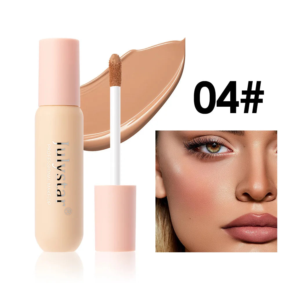 6 Colors Liquid Concealer Full Coverage for Acne Scars Tattoo Body Face Waterproof Long Lasting Easy Blend Korean Make Up