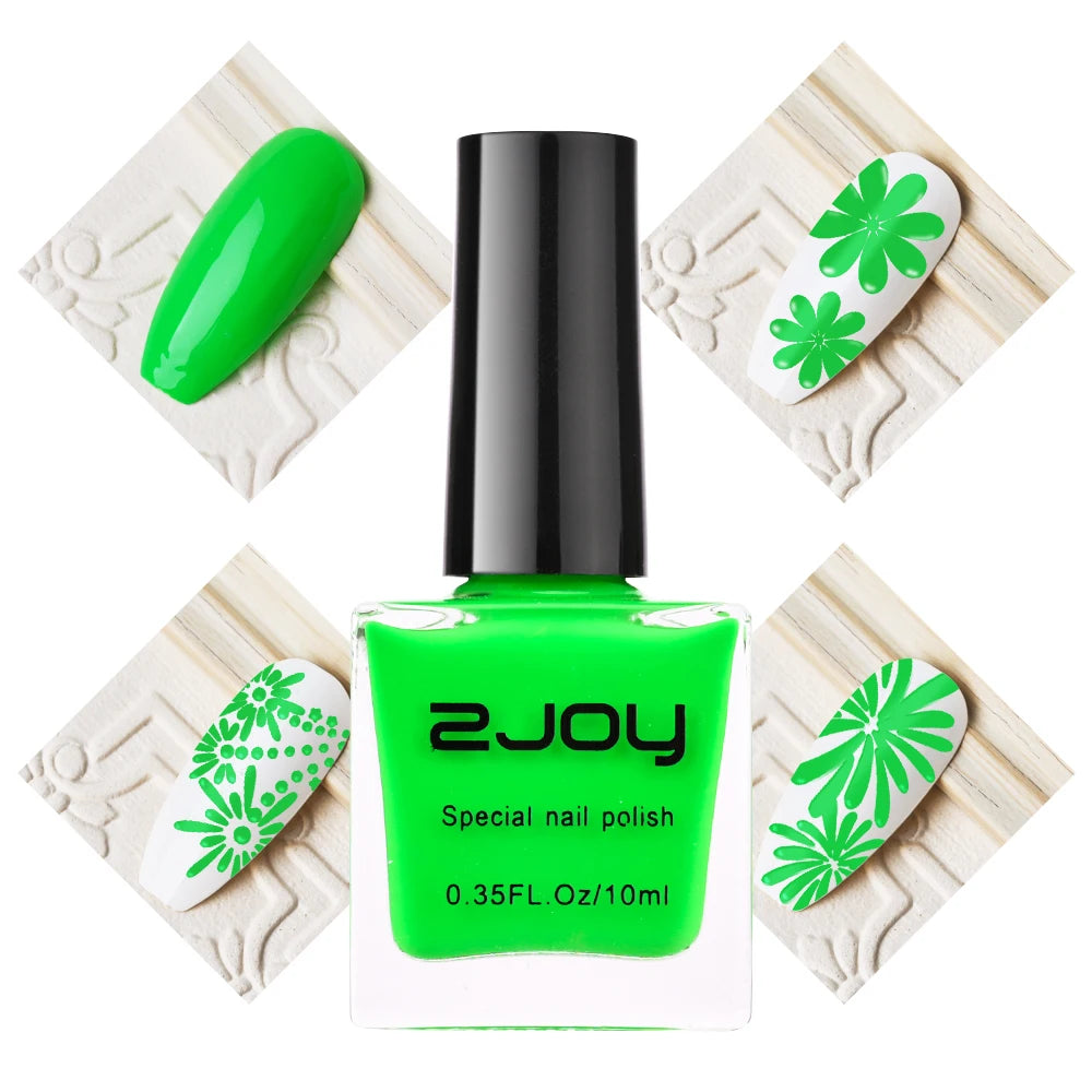 10ml Nail Printing Stamping Polish Painting Oil Black White Colorful Polish Nail Art Stamping Polish Varnish Lacquer Nail Gel