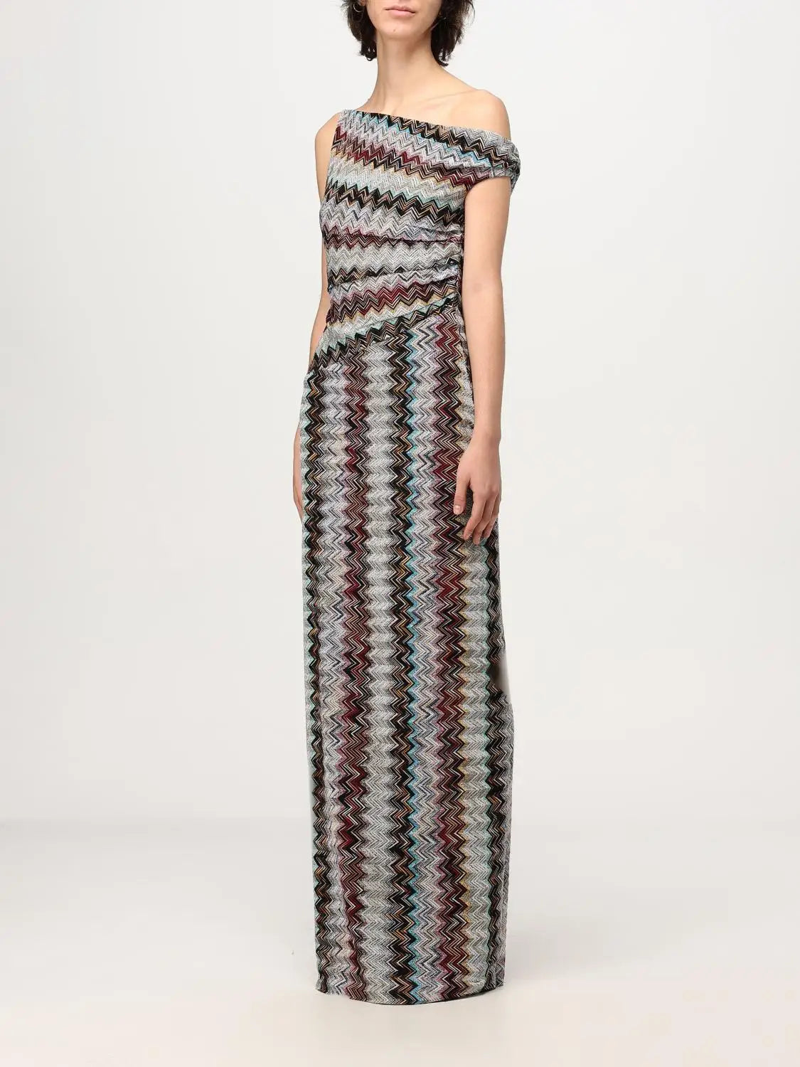 BKLD 2026 Spring Summer New Sloping Shoulder Knitted Fashion Printed Dress Y2k Clothes Women Casual Party Clubwer Long Dresses