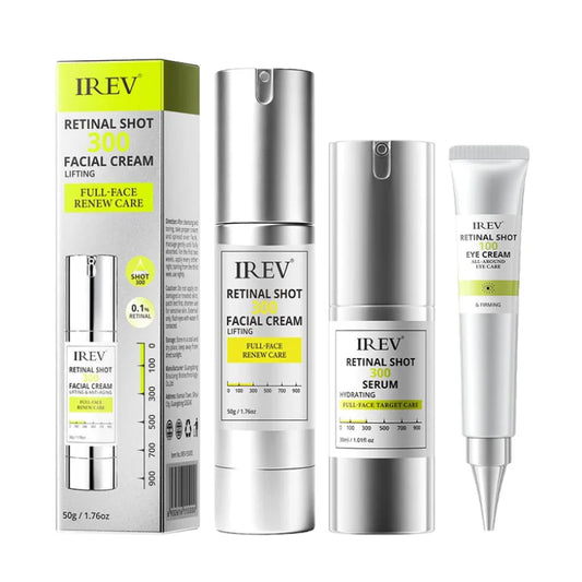 Retinol Microneedle Serum Eye Facial Cream Set Deep Hydrating Nourish Skin Smooth Improve Skin Elasticity Gentle Daily Skin Care
