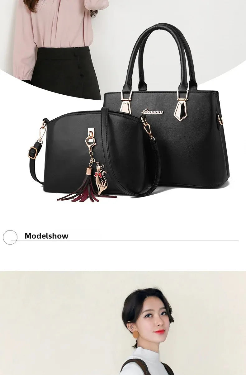 New Fashionable Mother-Daughter Large Capacity Handheld Shoulder Bag