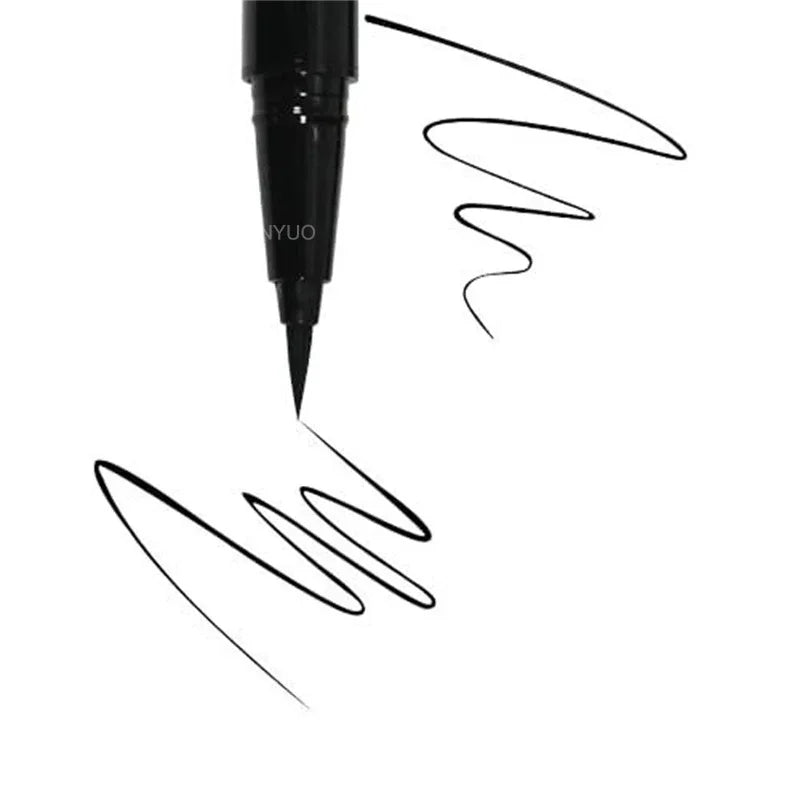 Black Fine Long Lasting Liquid Eyeliner Pen Waterproof Quick-dry Eyeliner Pencil Makeup Smooth Matte Eye Liner Pen No Fading