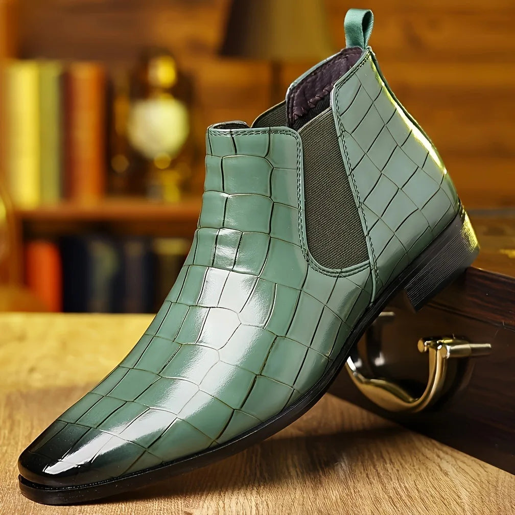 Classic Men's Leather Boots New Luxury Comfortable Boots High End Formal Business Shoes for Men Casual Ankle Boots Large Size 48