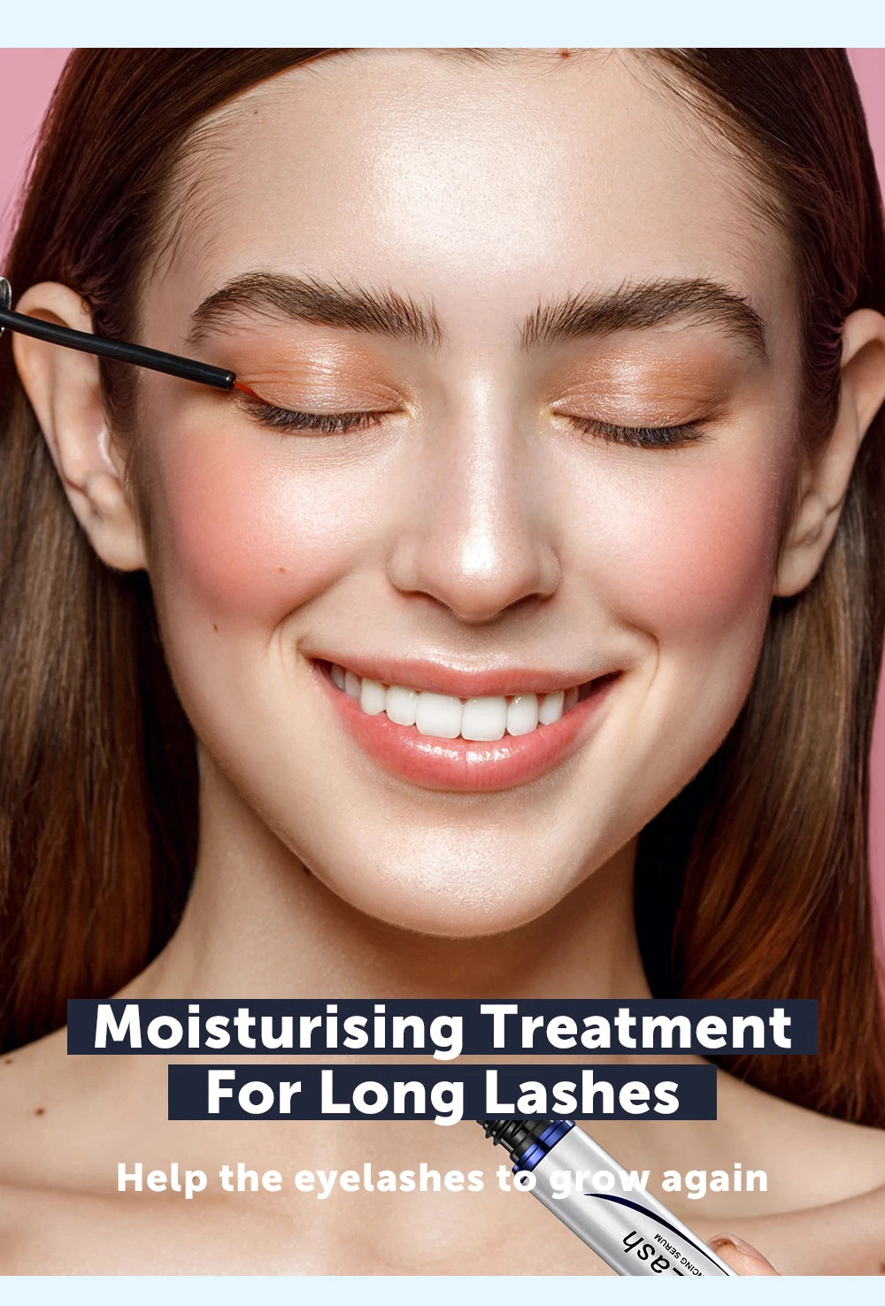 QIBEST Enhancer Eyelash Growth Serum Treatment Fast Eyelash Growth Powerful Lift Lengthening Thicker Lashes Product Eyes Makeup