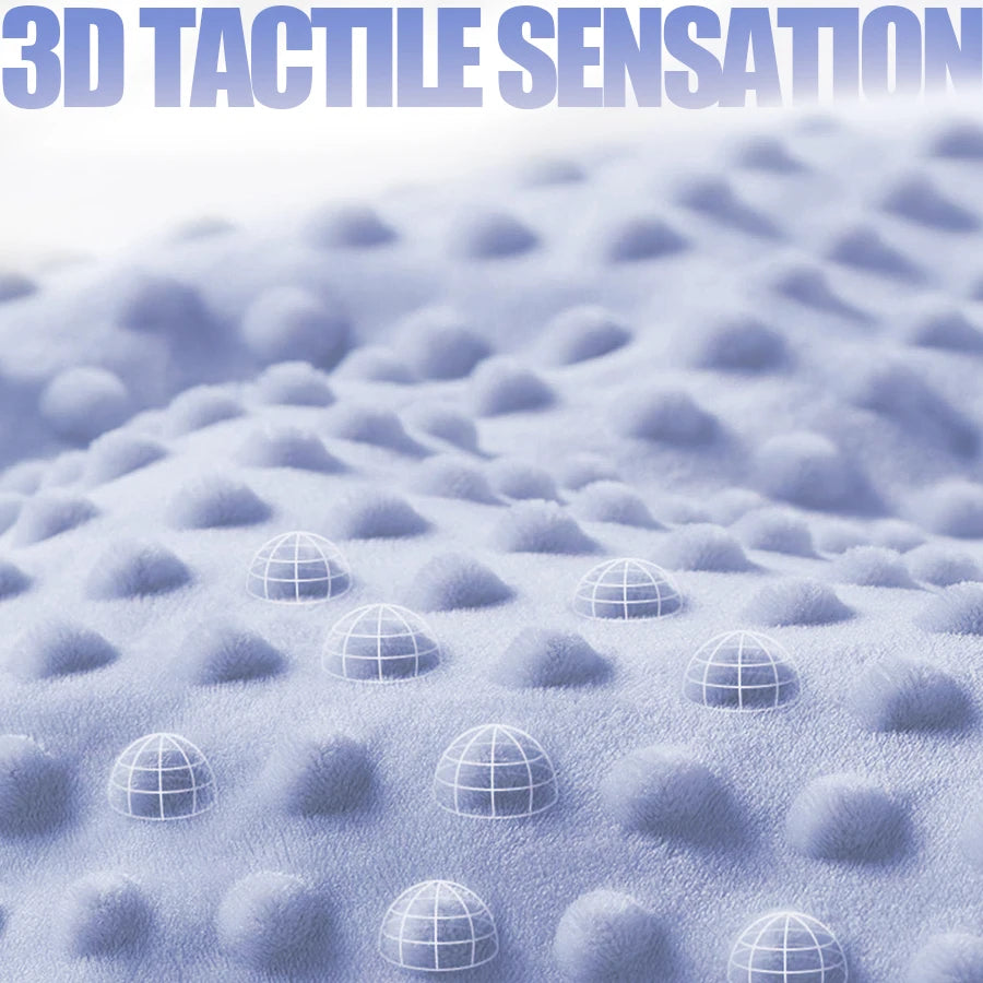 Newborn Baby Blanket with Name Custom Stroller Sleeping Dolls Animal Security Towel Gift Set for Baby Shower Gifts