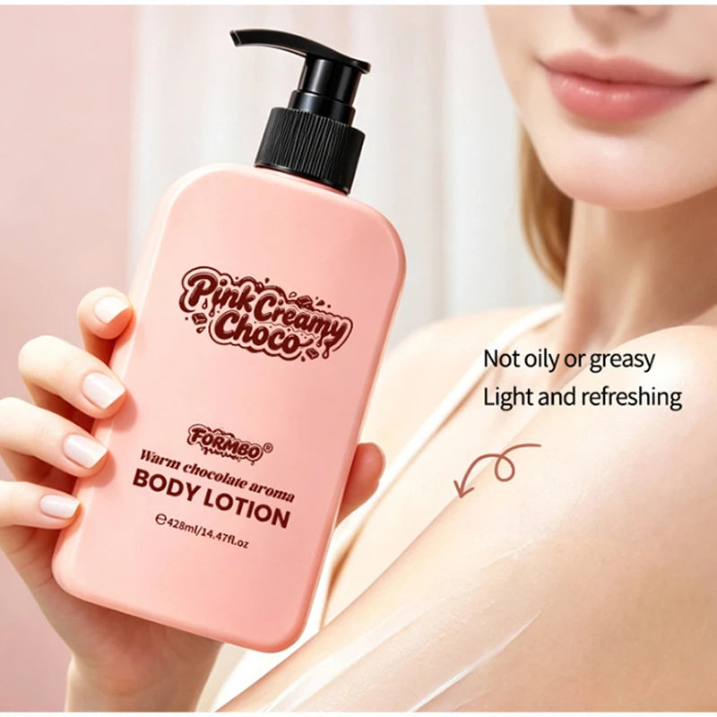 Cream Chocolate Fragrance Body Lotion Moisturize Smooth The Skin Non Greasy Long Lasting Fragrance Body Lotion Winter Body Care