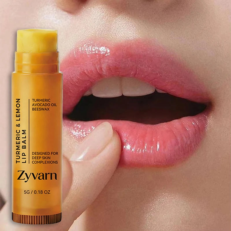 Turmeric Lemon Beeswax Lip Balm 5g Moisturize Lock In Moisture For Dryness Lips Gentle Repair Improve Dull Daily Lip Care