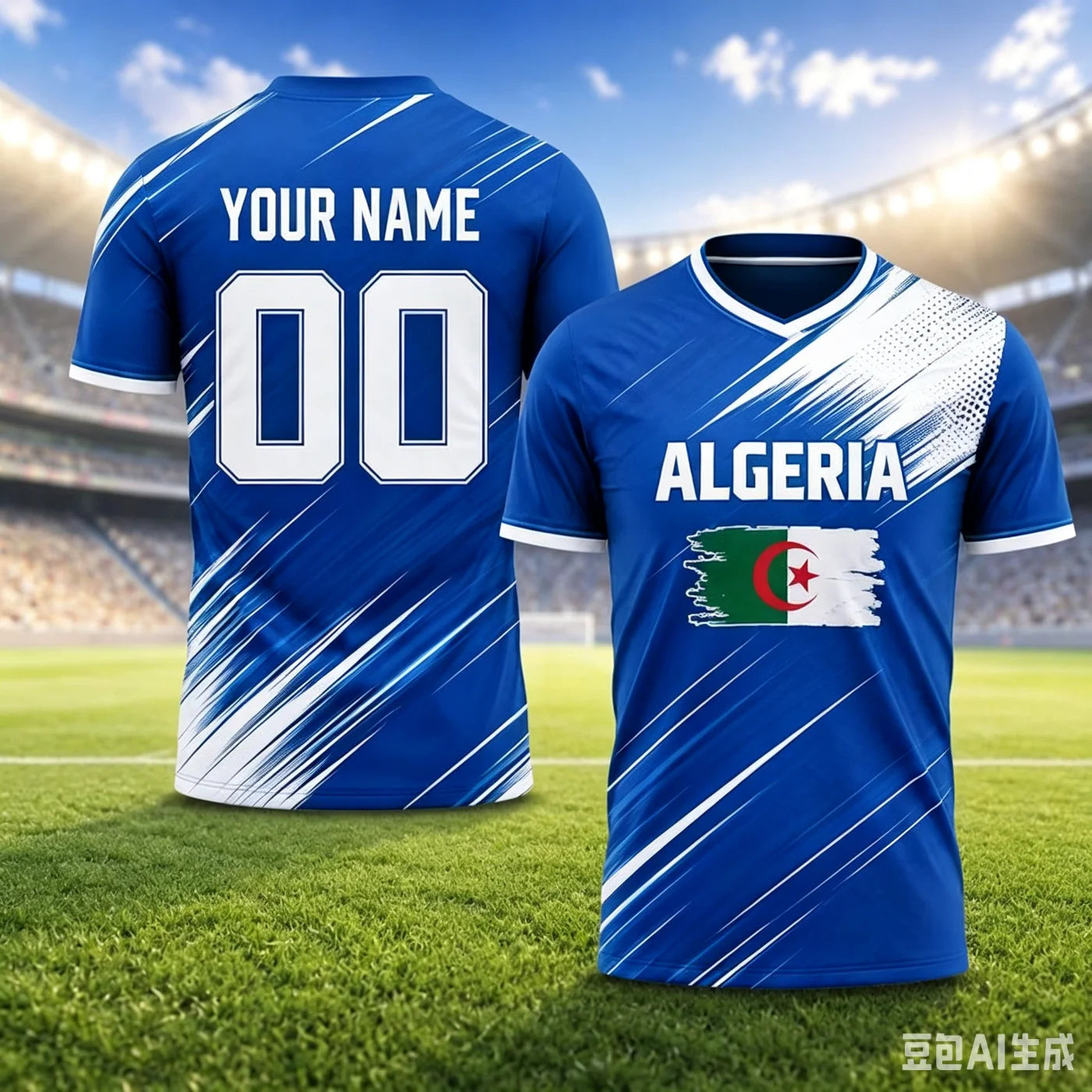 Algeria Football Jersey 2026 Fan Edition New Breathable Football Jersey Unisex Fan Gift Children's and Adult Training Clothing