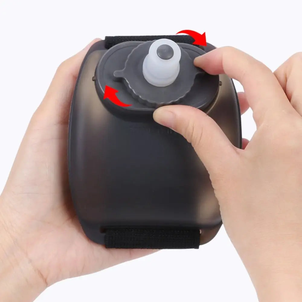 Mini Wrist Water Bottle – Hands-Free Silicone Sports Cup (200ml)