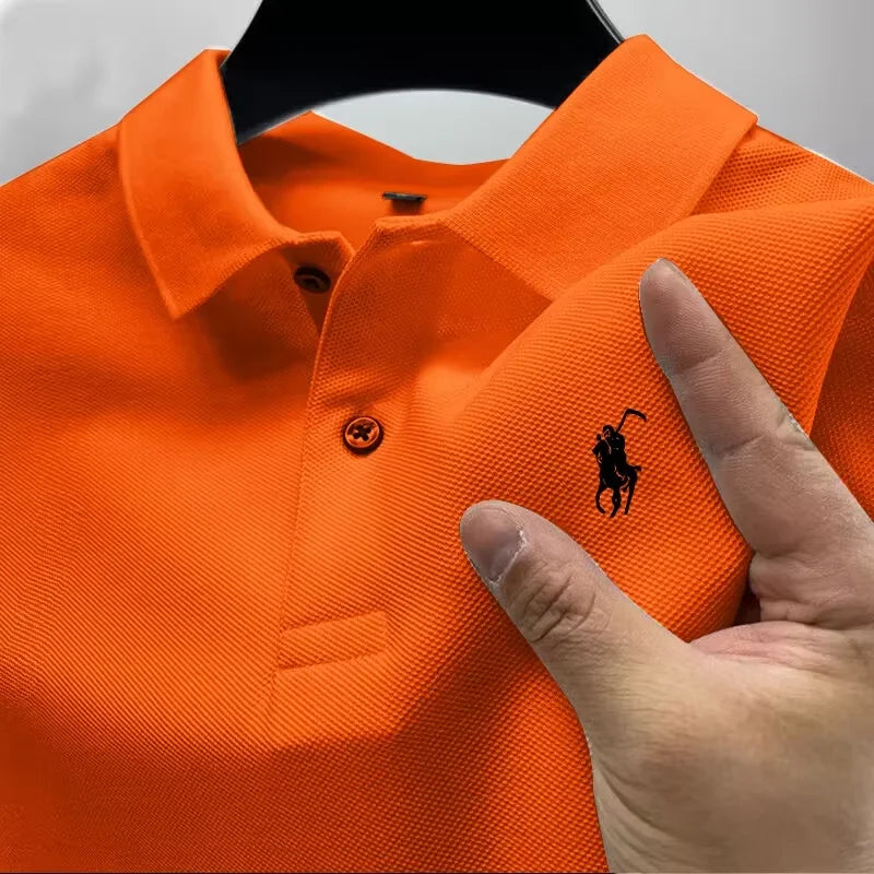 2026 Men’s Luxury Summer Polo T-Shirt – Casual Business Style