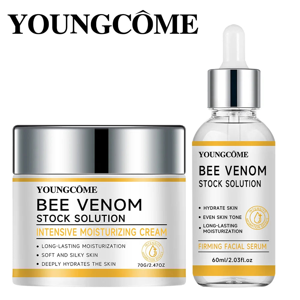 Bee Venom Wrinkles Remover Face Cream Venom Serum Tighten Firming Lifting Anti Aging Moisturizing Whitening Repair Skin Care new