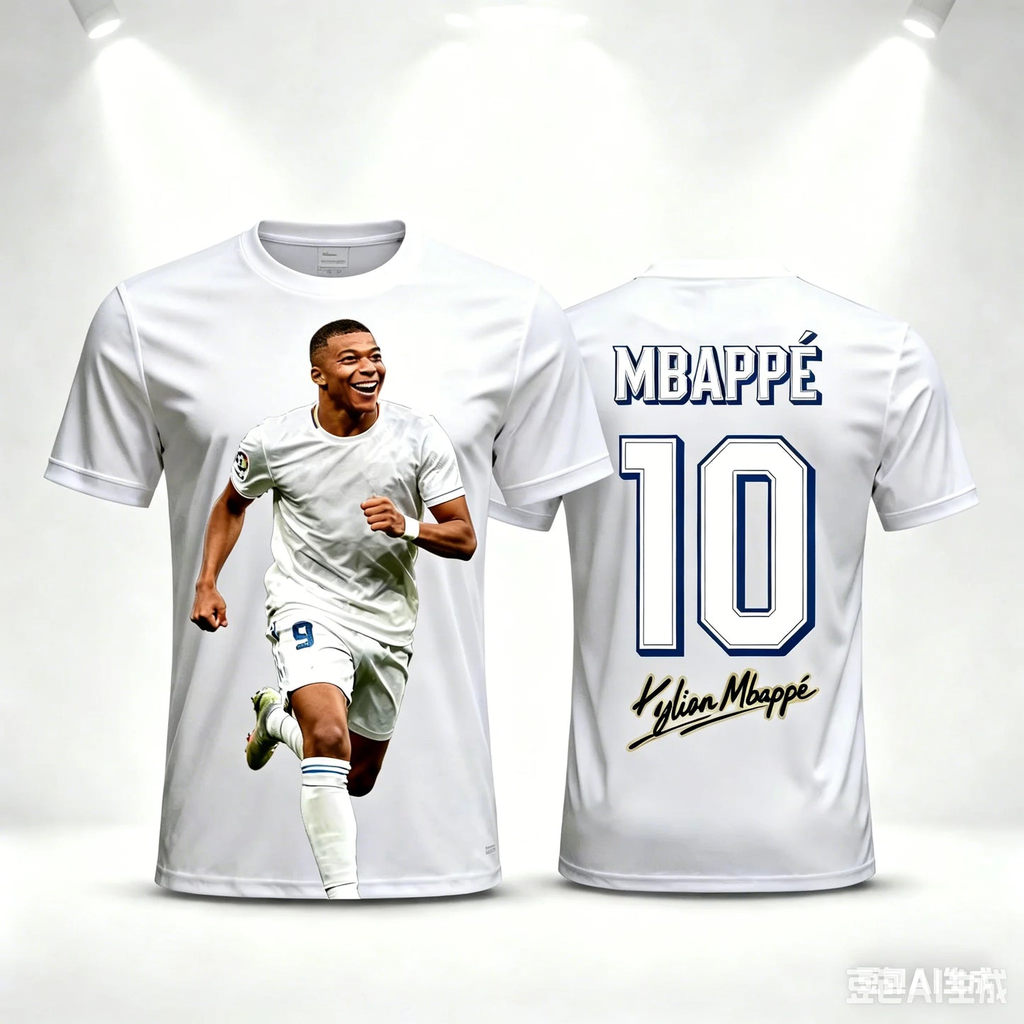 Summer Fashion Style Mbapp 3D Printed Soccer Jersey T Shirt Family Style for Adults Kids Outdoor Casual Breathable Short Sleeve