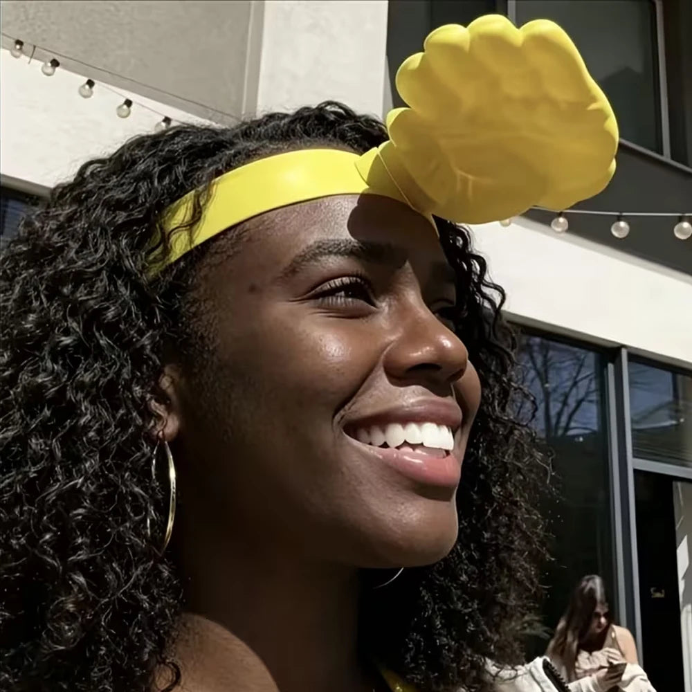 Hand Shaped Sun Hat with Full Face & Neck Coverage - قبعة شمسية بتصميم اليد مع تغطية كاملة للوجه والرقبة
