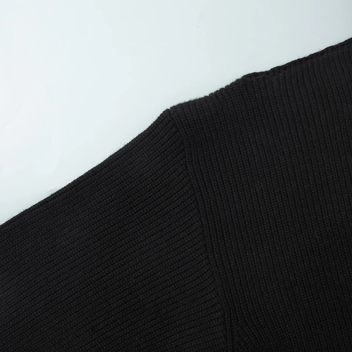 Women New Turtleneck Cutout Shoulder Pullover Long Sleeve Ribbed Knit Trendy Loose Fit Sweater Autumn Winter Fashion Streetwear
