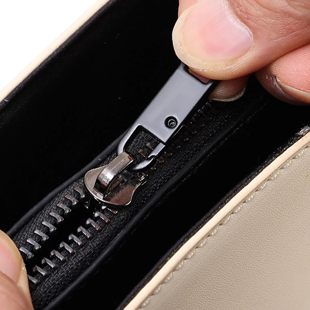 10/1PCS Universal Metal Zipper Pull Replacement Instant Repair Kit Detachable Luggage Purses Clothing Zipper Slider Puller Tools
