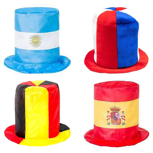 2026 Global Football Event National Team Flag Top Hat - قبعة مشجعي المنتخبات الوطنية لكرة القدم 2026
