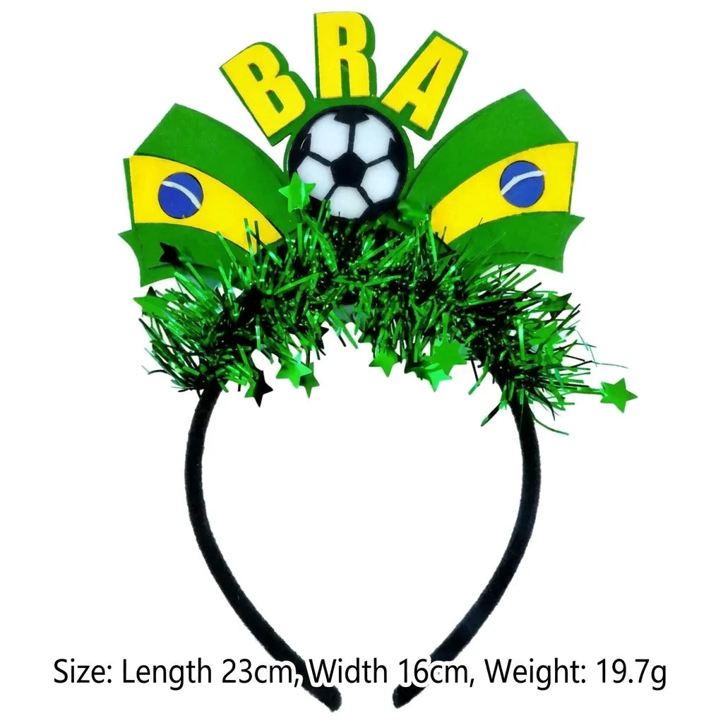 2026 Football Event National Team Flag Headband - طوق شعر مشجعي كرة القدم 2026 بتصميم أعلام المنتخبات