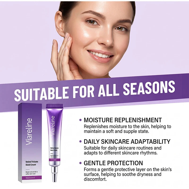 Retinol Facial Serum Cream Moisturize Nourish And Soften Skin Improve Skin Texture Gentle Radiant Skin Daily Skin Care Cream