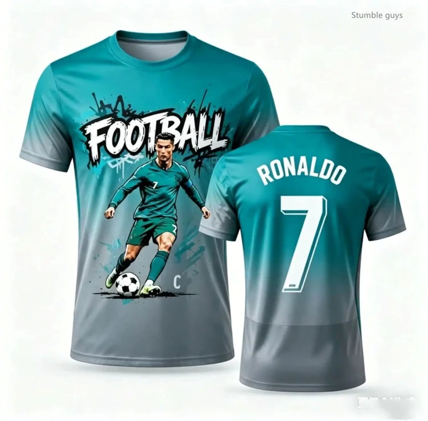 Men s Summer Soccer Jersey Hip Hop Style 7 Jersey Fashionable Plus Size Family Adult Kids Apparel Daily Outdoor Sportswear