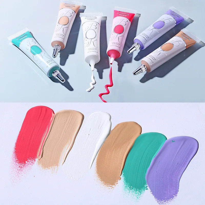 White Dark Eye Shadow Base Cream Eye Concealer Easy To Color Base Makeup 24 Hours Makeup Waterproof Matte Eyeshadow Primer