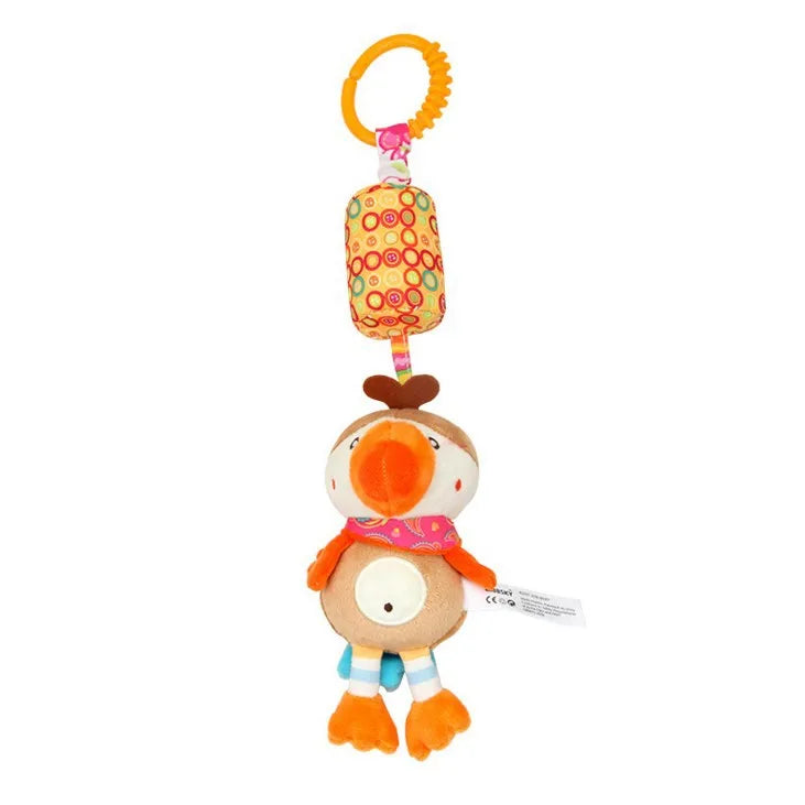 Newborn Baby Plush Stroller Toys Baby Rattles Mobiles Cartoon Animal Hanging Bell Educational Baby Toys 0-12 Months Speelgoed