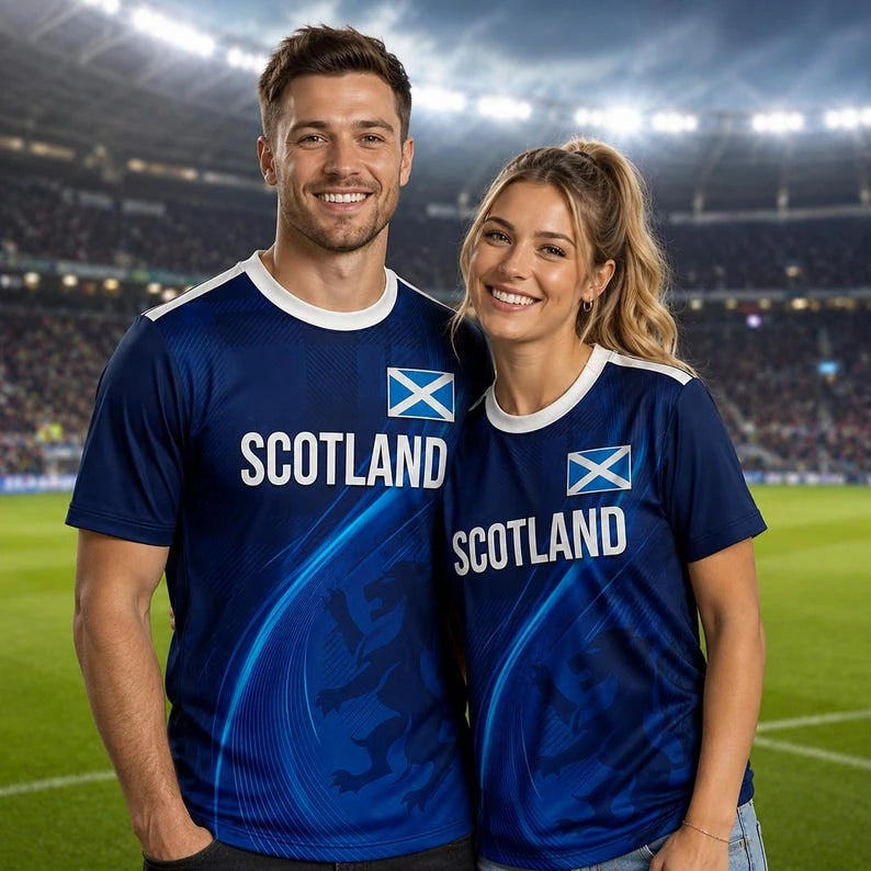 SCOTLAND FAN JERSEY 2026 JERSEY FOOTBALL SHIRT MATCH KIT TRAINING KIT 3D PRINTED OUTDOOR SPORTS ESSENTIAL FAMILY GIFT