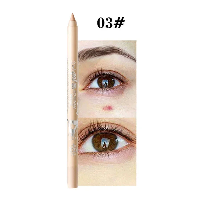 Quick-drying Eyeliner Waterproof Liquid Eyeliner Gel Pen Colourful Pigment Long Lasting Smooth Pencil Eye Beauty Makeup Cosmetic