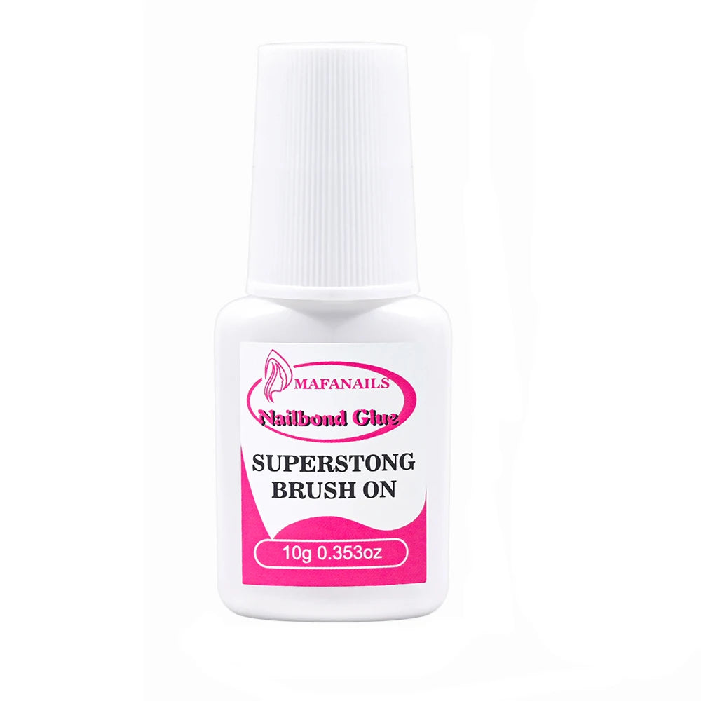 Strong Adhesive Nail Glue For Press On False Nail Tips Acrylic Fake Nails Long-lasting Transparent Nail Rhinestone Glue