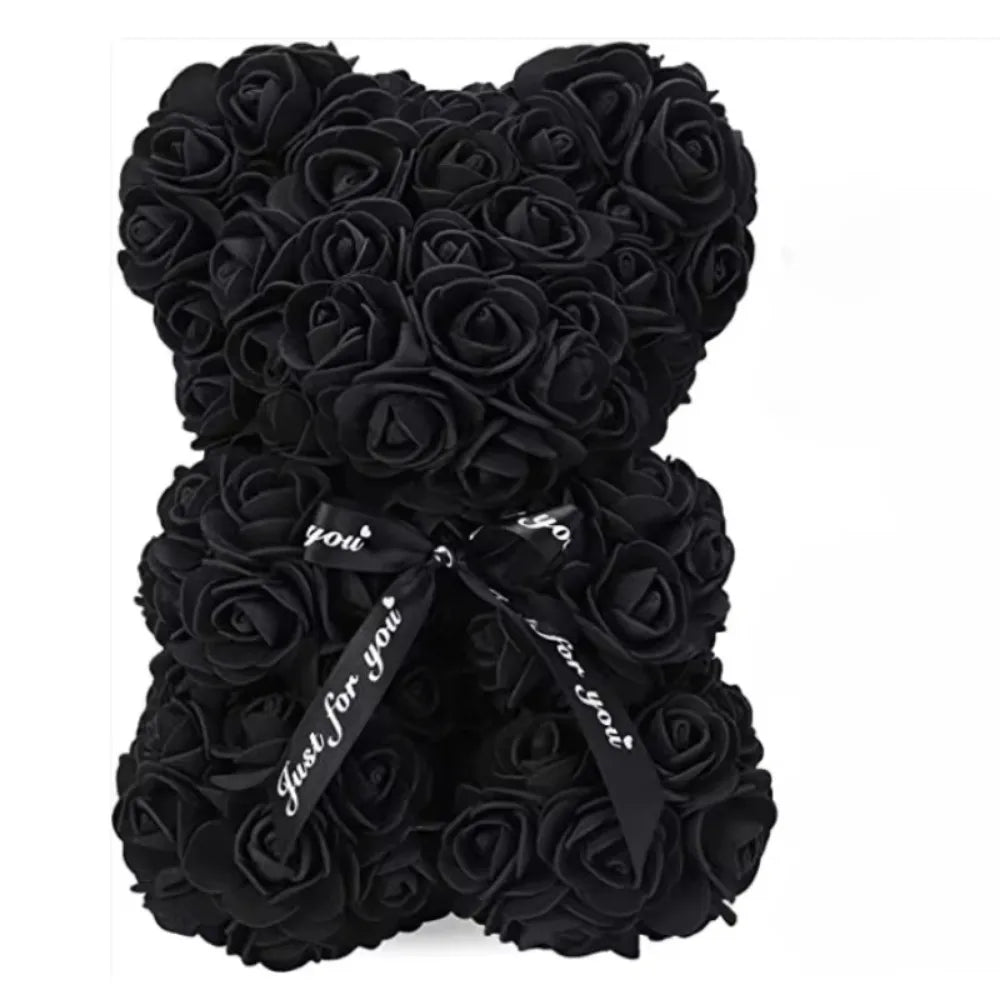 Eternal Rose Teddy Bear – Gift & Decor