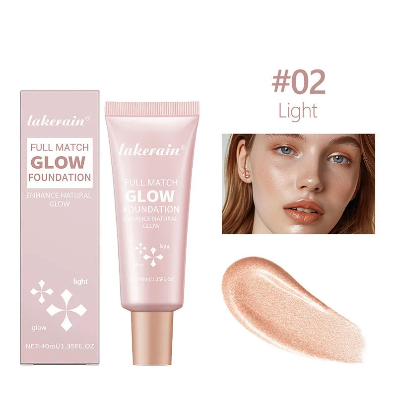 Gloss Liquid Foundation Lasting Concealer Full Coverage BB Cream Face Highlighter Corrector High Coverage Base Makeup Cosmetics