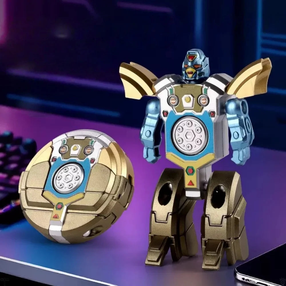 360° Rotating Deformation Robot Fingertip Gyro Toy