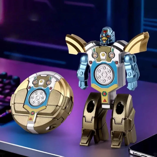 360° Rotating Deformation Robot Fingertip Gyro Toy