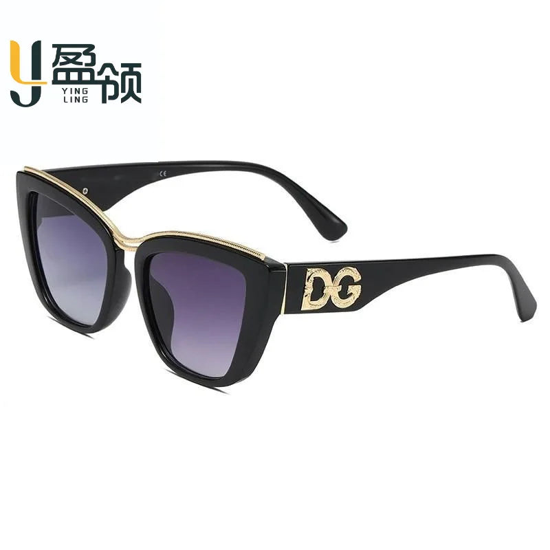 Large Frame Retro Women’s Sunglasses – European & American Style