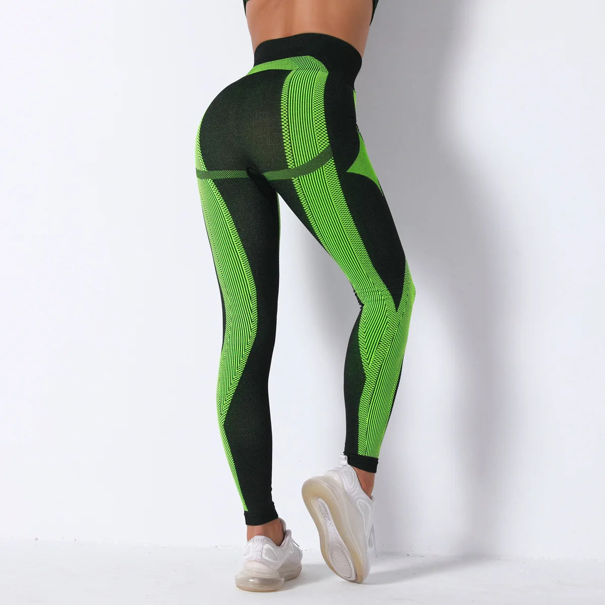 Clearance Items Quick-Dry Seamless Stripe Woman Yoga Pants Summer Breathable Running Gym Sports Fitness Pants Leggings