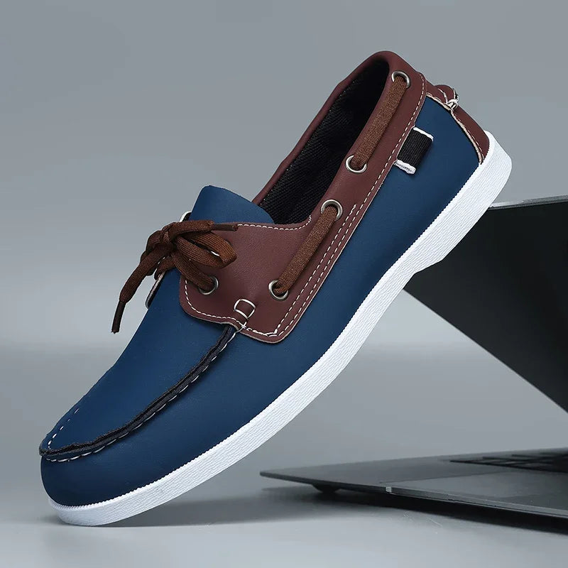 Men’s Doudou Casual Driving Shoes – Retro Large-Size Comfort Style
