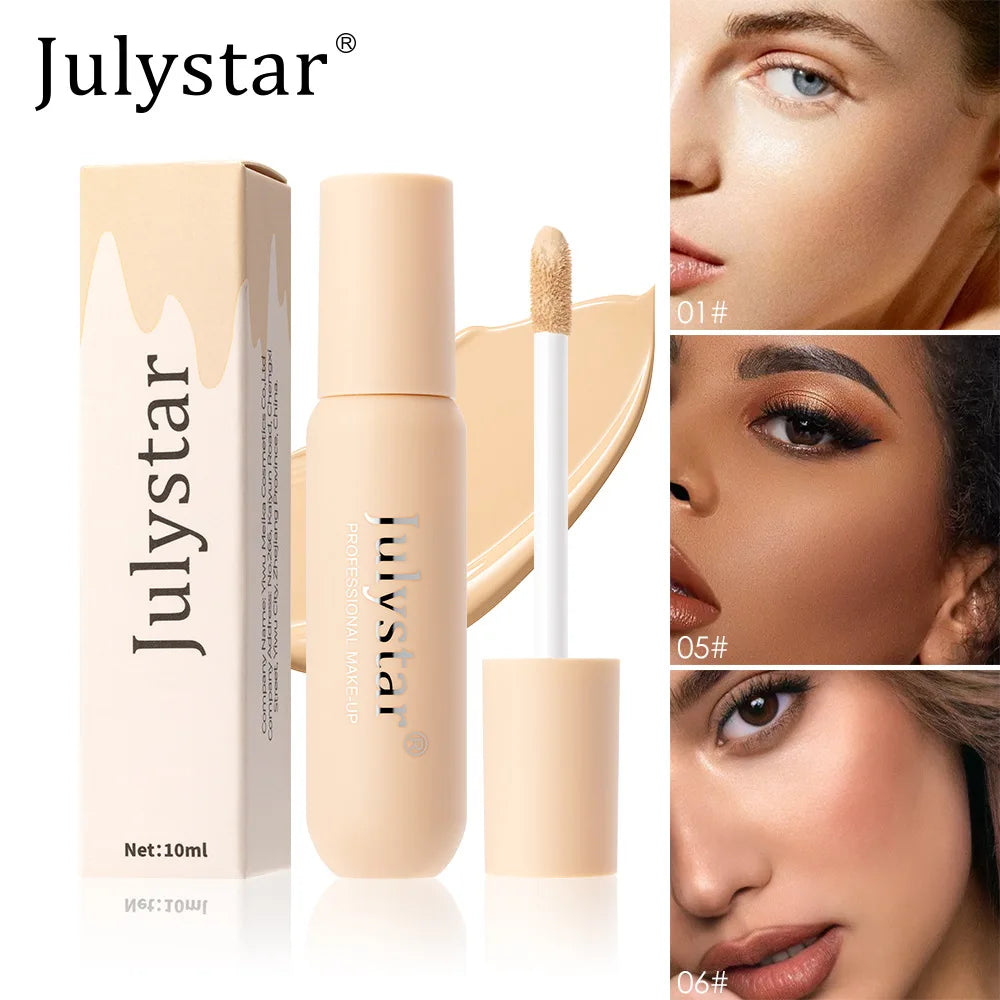 6 Colors Liquid Concealer Full Coverage for Acne Scars Tattoo Body Face Waterproof Long Lasting Easy Blend Korean Make Up