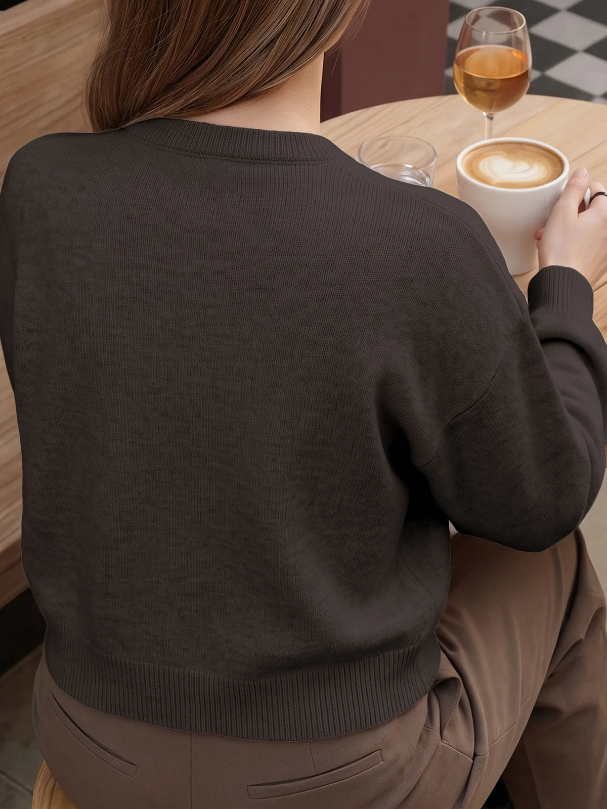 Women Vintage Knitted Sweater Causal Long Sleeve O-Neck Soft Warm Chinese Style Buckle Cardigan Female Autumn Winter Outerwear