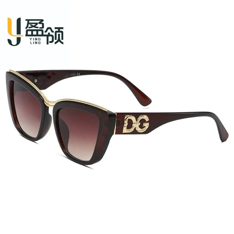 Large Frame Retro Women’s Sunglasses – European & American Style