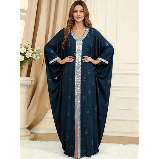 New arrival Fashionable Long Pearl Beaded Gown for spring season, Ramadan, and Eid celebrations