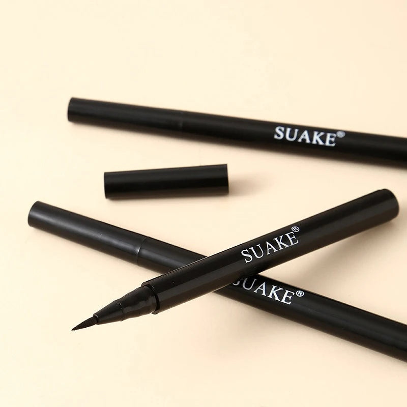 Quick-dry Eyeliner Pencil Makeup Long Lasting Smooth Matte Eye Liner Waterproof Anti-Smudge Liquid Eyeliner Pen Eyes Cosmetics