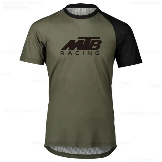New Motocross Enduro Mountain Bike Riding T Shirt Quick Dry Cycling Jersey Suitable for Family Kids Adults Outdoor Sports