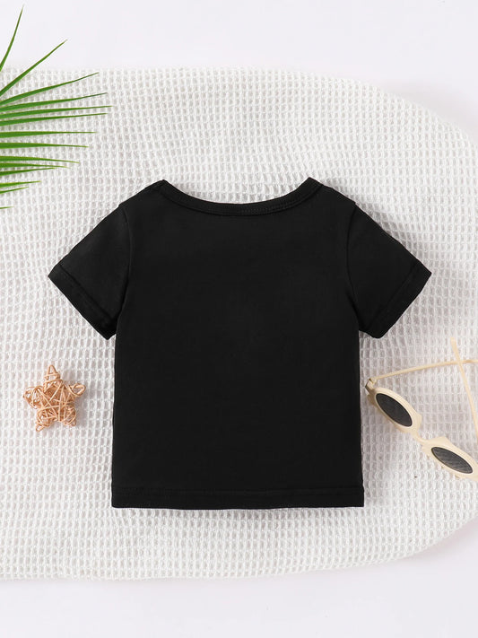 0-3-year-old Summer New Newborn Boys and Girls Baby Solid Color